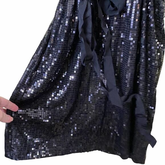 Karen Kane Black Sequined Dress Size Small - Picture 5 of 8